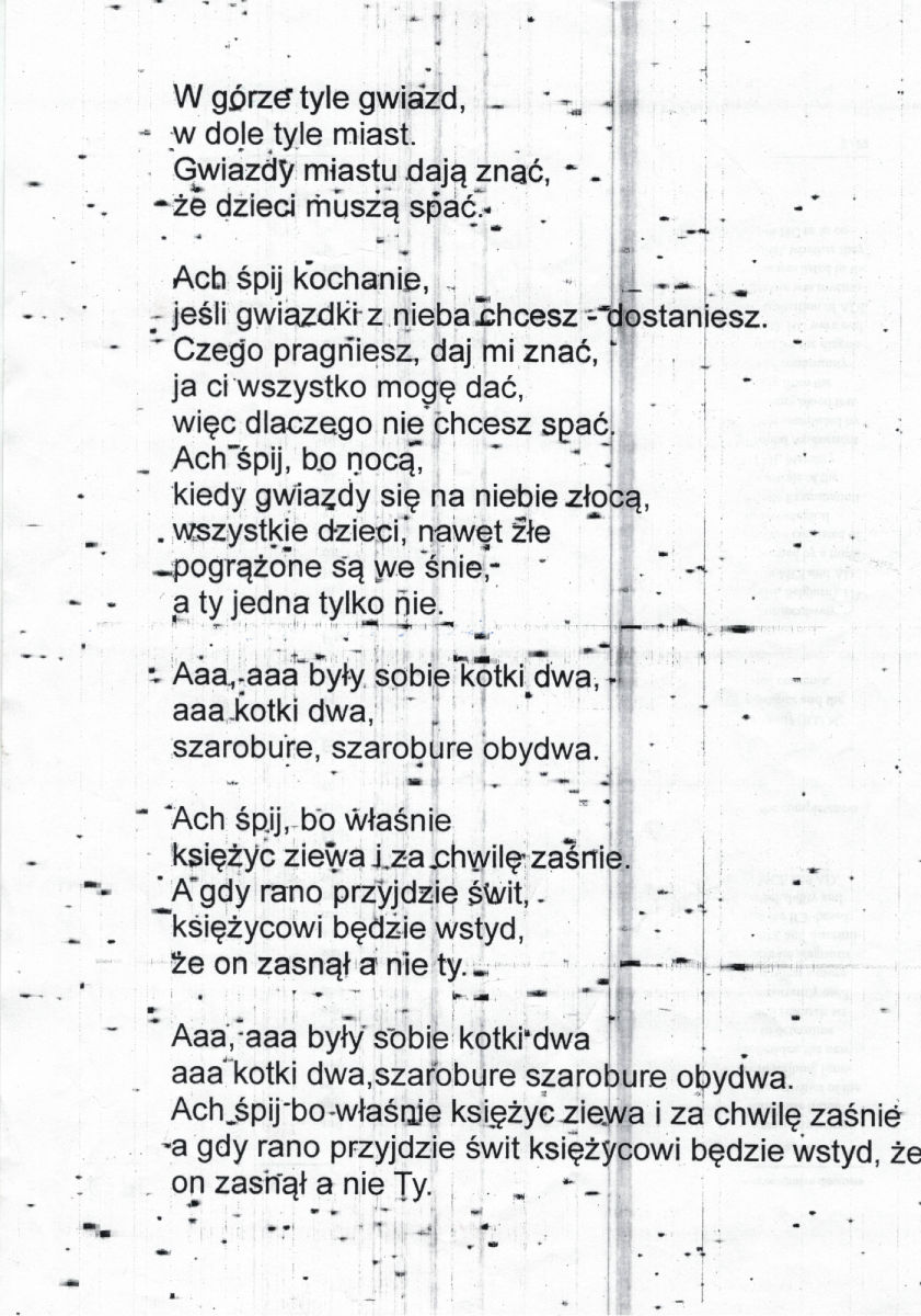 Ach śpij kochanie